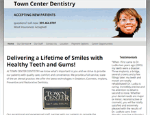 Tablet Screenshot of bowiedentist.com